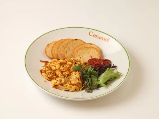 Ձվածեղ տրյուֆել- Caramel-ային սոուսով
